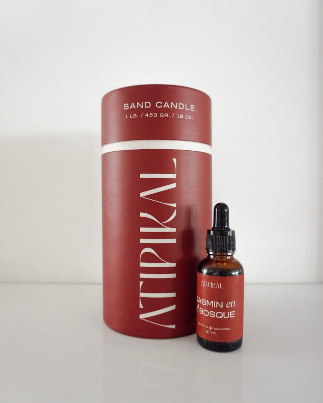 ATIPIKAL candle + esencia de JAZMIN EN EL BOSQUE
